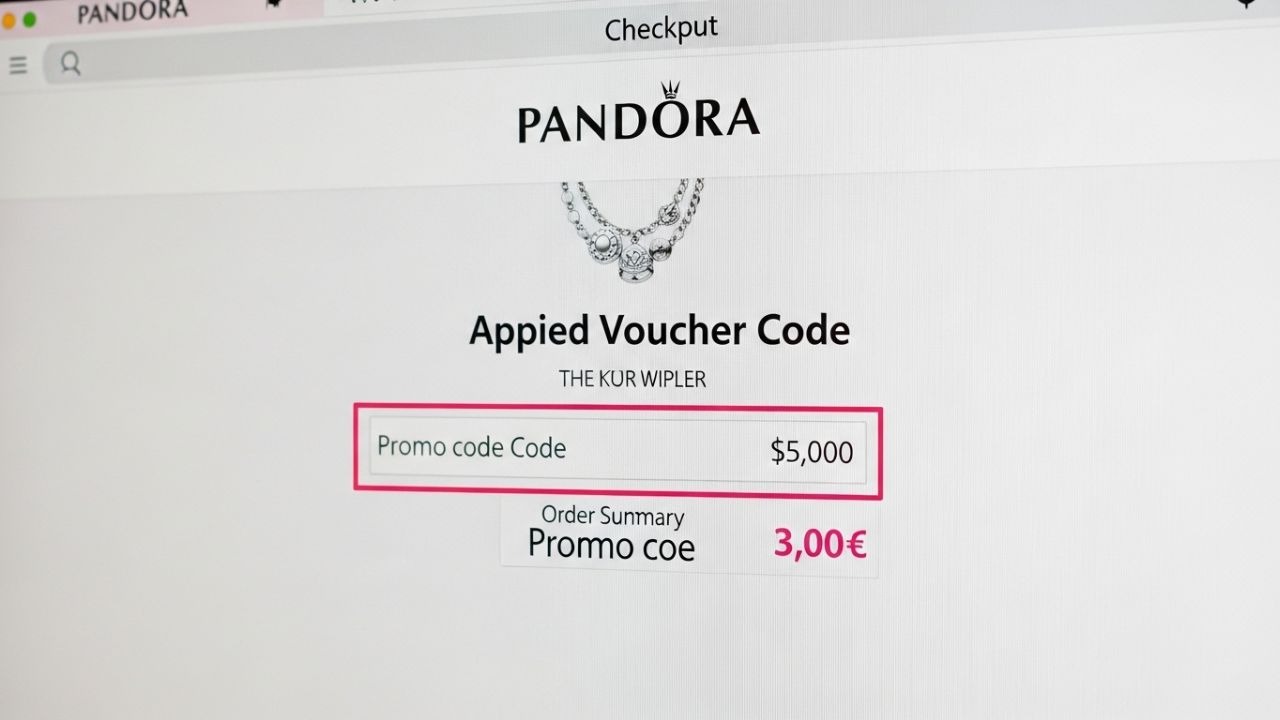 pandora voucher code